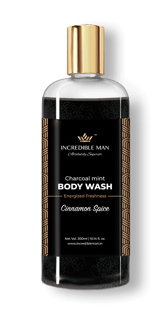 Incredible Man Charcoal & Mint Body Wash For Deep Cleansing(300ml)