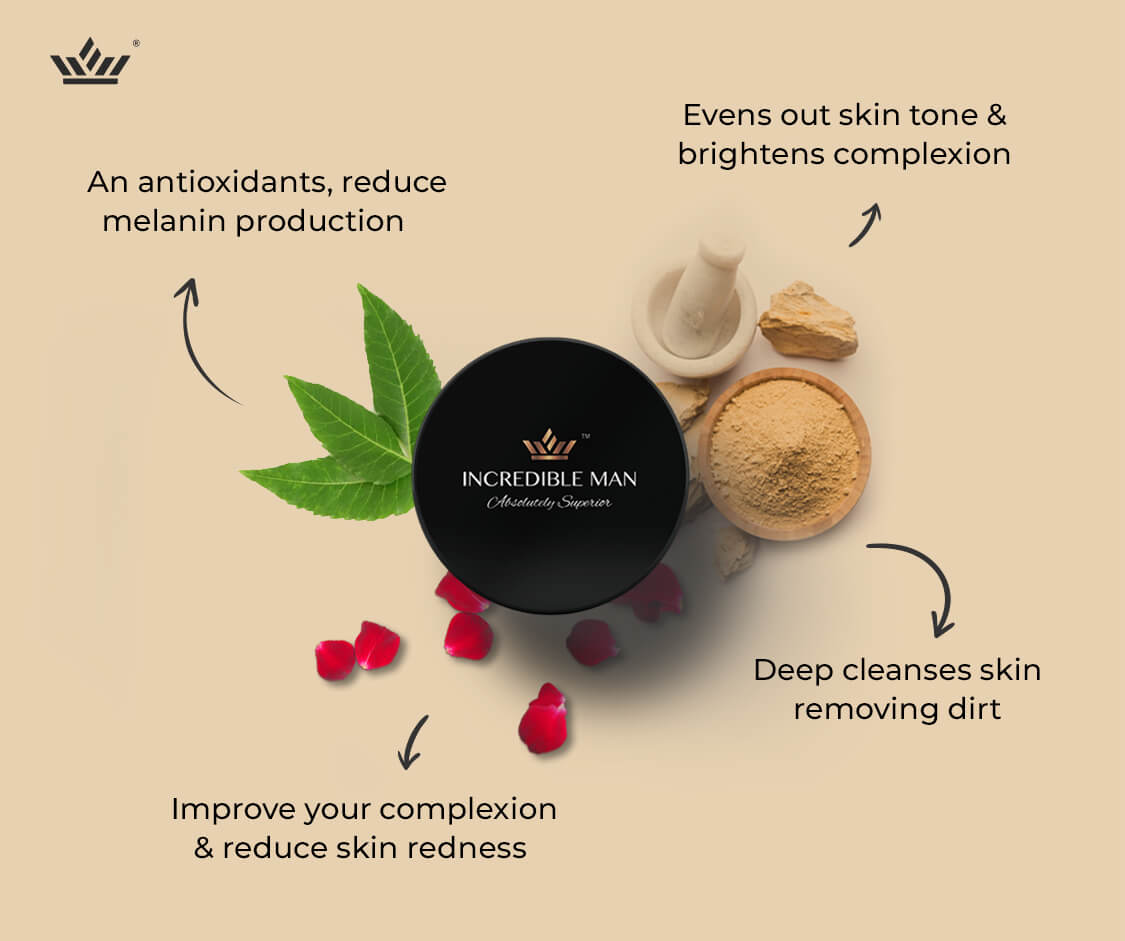 Multani Mitti and Neem Face Pack for Glowing Skin
