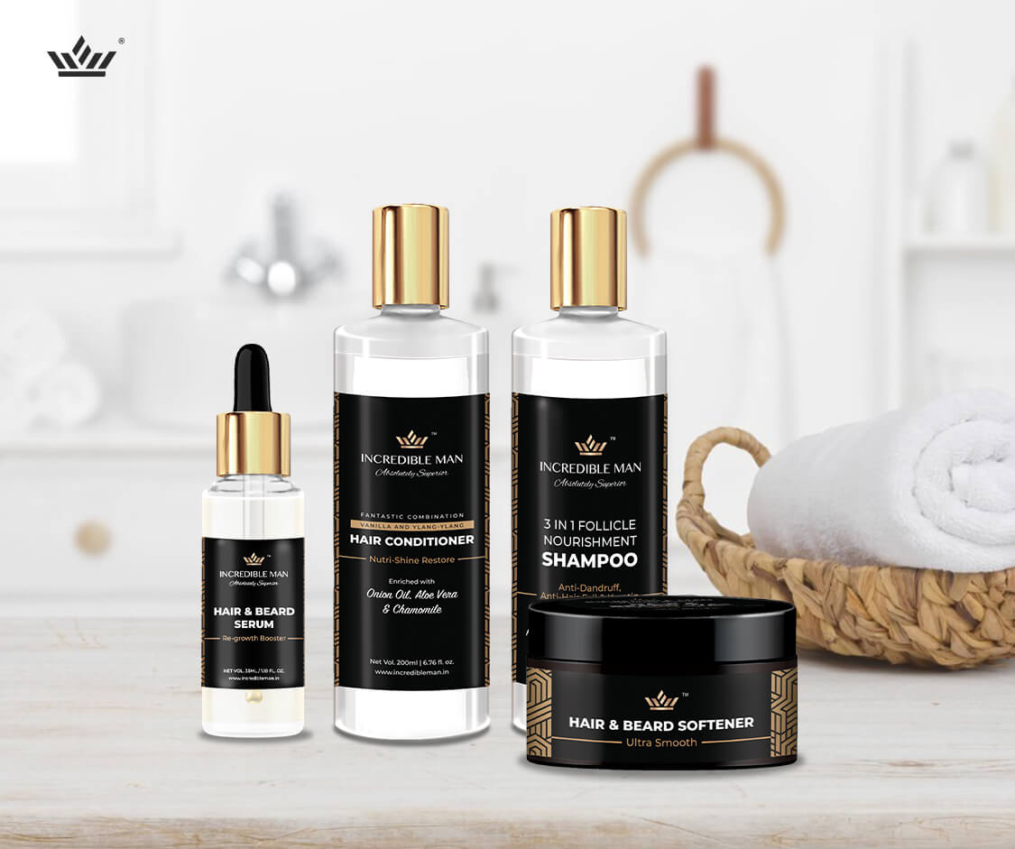 Buy Incredible Man Blessed by Nature – Best Anti Hairfall Kit is the best choice for all hair types to give smooth, soft and silky hair.