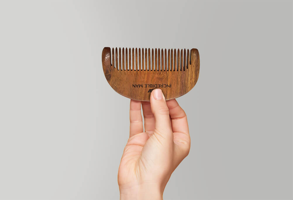 Wooden Beard Comb for Men