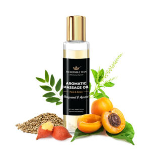 Incredible Man Aromatic Massage Oil 120ml – Hemp Seeds & Apricot Oil