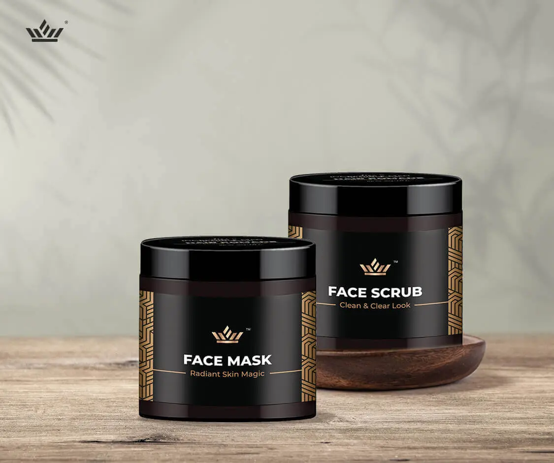 Face Scrub + Face Pack for Glowing Skin
