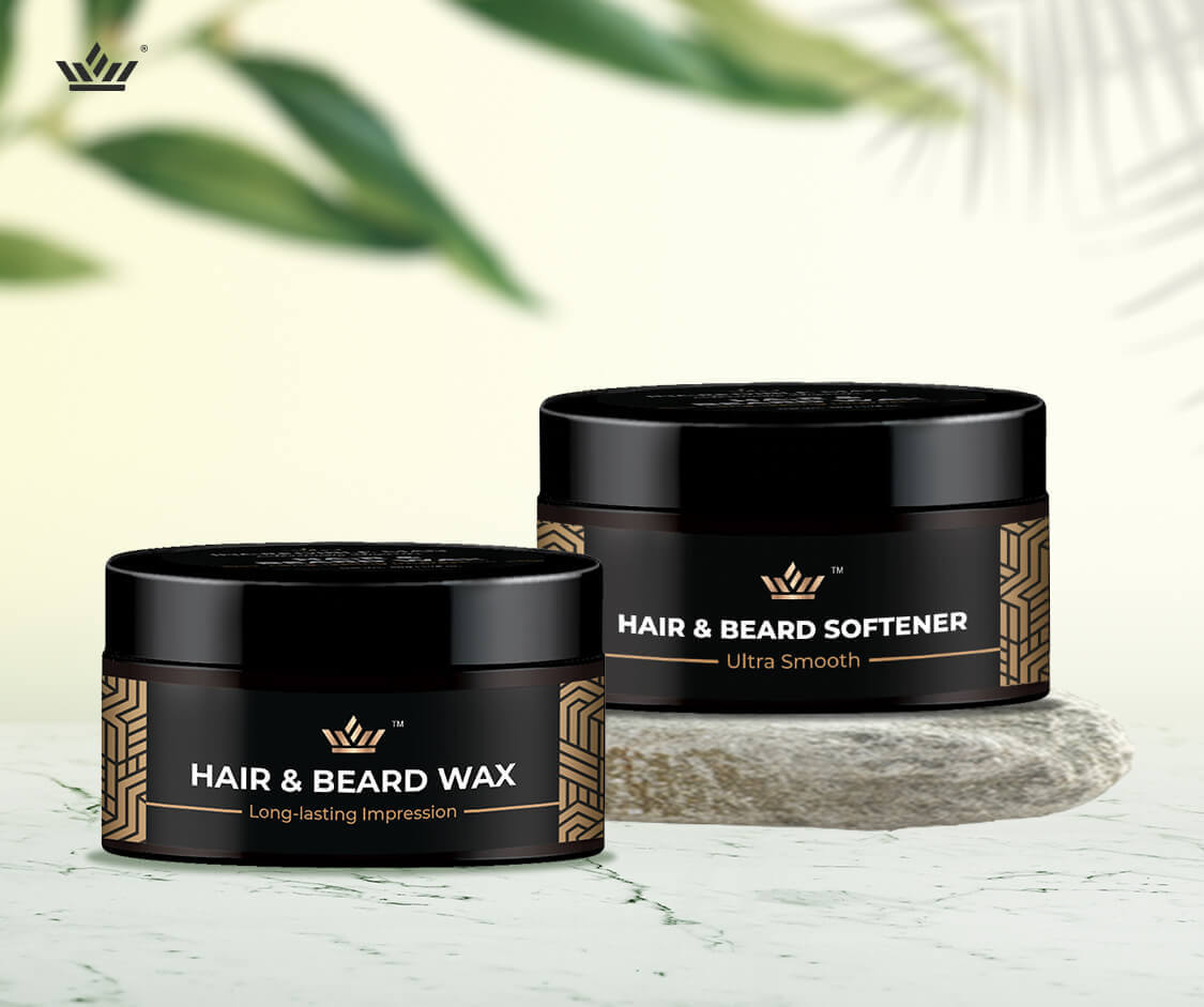 Get Hair and beard Wax and Softener Combo | Hair and Beard Styling